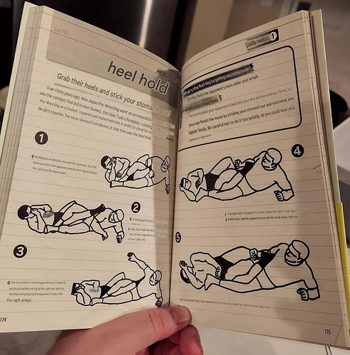 Fujiwara Gotch notebook Heel Hold English