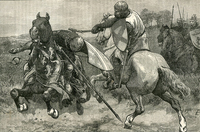 The Bruce kills Sir Henry deBohun