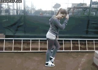 girls fails gif | WiffleGif