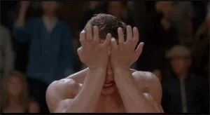 Jean Claude Van Damme Eye Contact GIF